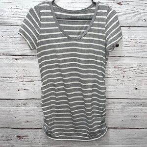 Motherhood Maternity Striped Short Sleeve Tee